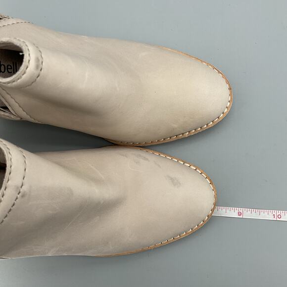 NEW Jeffrey Campbell Women’s Rosalee Ankle Boots Beige Size 5 - Picture 9 of 11